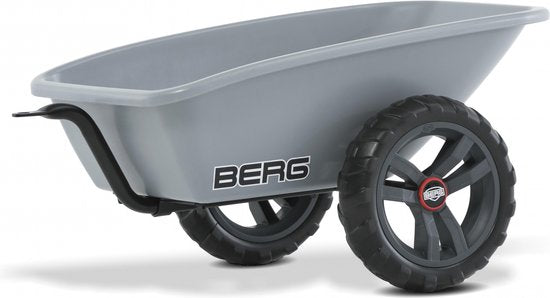 BERG Trailer S Skelter Aanhanger - Geschikt voor BERG Buzzy Skelter - Inclusief Trekhaak - Grijs
