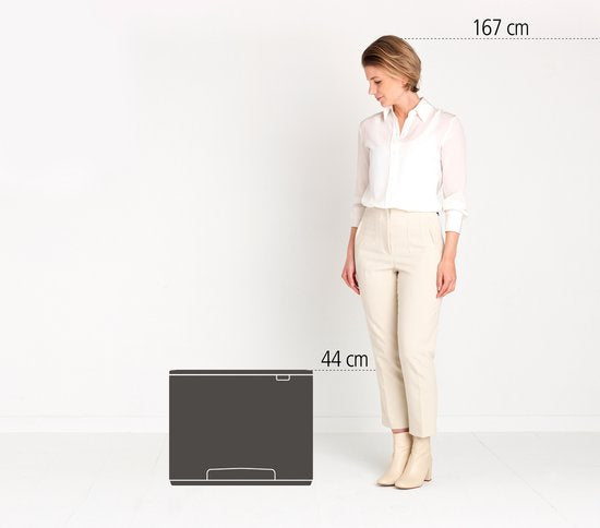 Brabantia Bo Prullenbak - 11 + 23 liter - Afvalscheiding - Soft Beige
