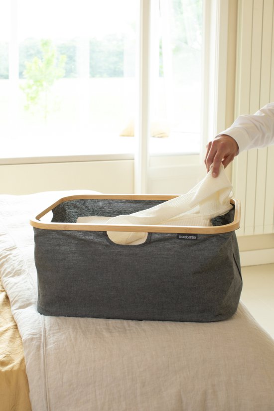 Brabantia Wasmand - Opvouwbaar - 40 l - Pepper Black