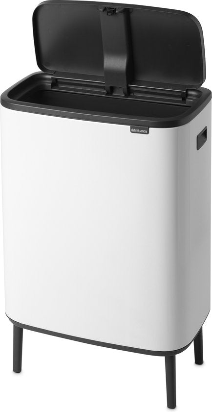 Brabantia Bo Touch Bin Hi Prullenbak - 60 liter - White
