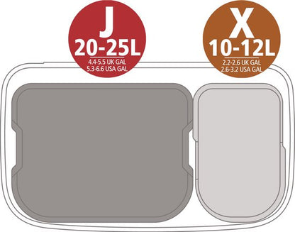 Brabantia Bo Prullenbak - 11 + 23 liter - Afvalscheiding - Soft Beige