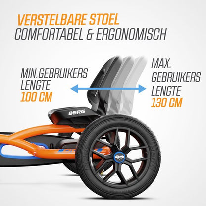 BERG Buddy B-Orange Skelter - 3+ Jaar - Verstelbaar Zadel - Vrijloopautomaat - Oranje