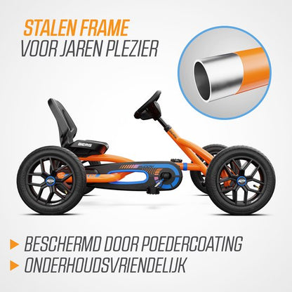 BERG Buddy B-Orange Skelter - 3+ Jaar - Verstelbaar Zadel - Vrijloopautomaat - Oranje