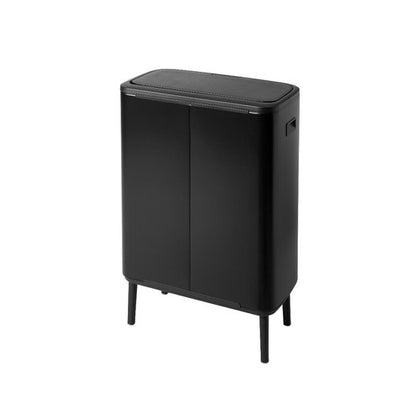 Brabantia Bo Touch Bin Hi Prullenbak - 2 x 30 liter - Afvalscheiding - Matt Black