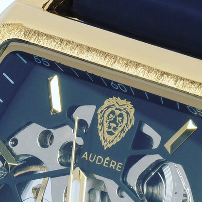 Designer Skeleton horloge 40mm recht - gold case